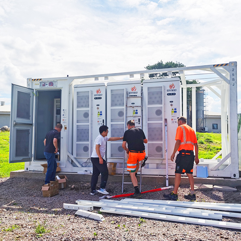 40ft Containerized Battery Energy Storage System 1MWh 2MWh 3MWh LiFePO4 Outdoor On-Grid Power Grid Stabilization and Peak Shaving 1stess