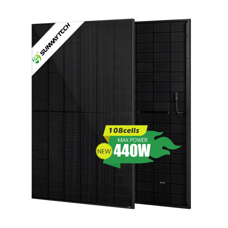 Sunway N Type TOPcon Bifacial 108 Cells 425W-440W Solar Module High Efficiency 22.3% Anti-Reflective Surface for Utility and Commercial PV Systems