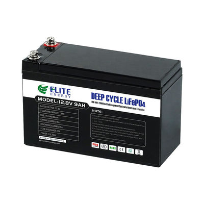 Small Capacity 12V 9Ah Lithium Iron Battery Pack High-Efficiency Solar Energy Storage for RVs, Camping & Off-Grid Systems