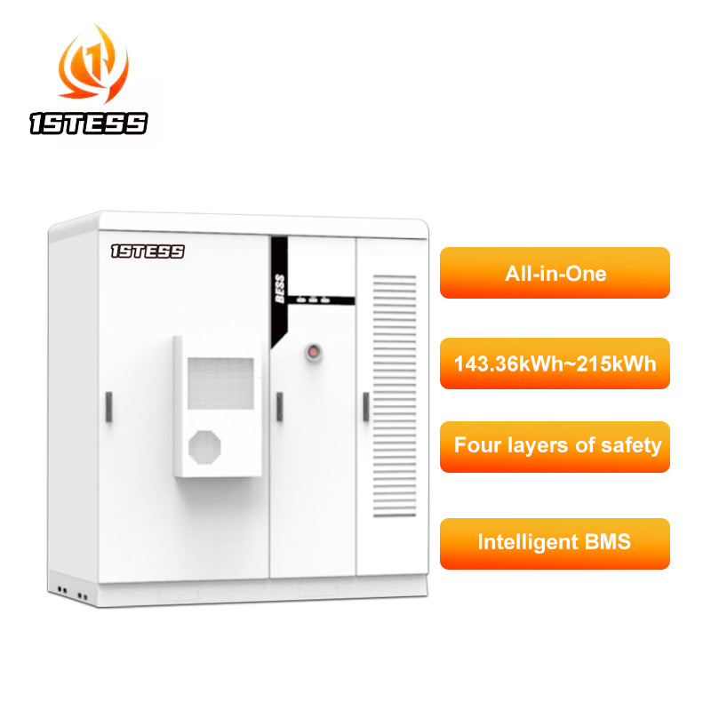 215kwh 230kwh High Voltage Battery Air-Cooled LiFePO4 Energy Storage System for Commercial and Industrial Solar Applications