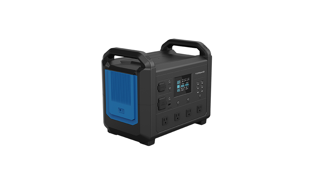 Portable Power Station 1600W 1536Wh LiFePO4 Battery for Outdoor Camping Emergency Backup Topband
