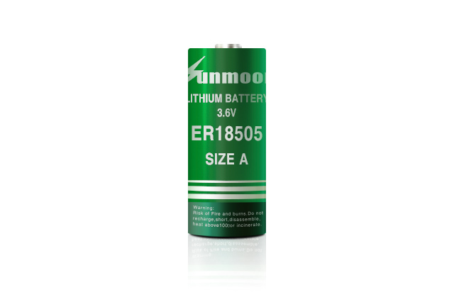 ER18505 LI/SOCl? Bobbin Type 4100mAh 3.6V High Energy Density Battery for IoT, Alarms, Utility Meters, Automotive Telematics