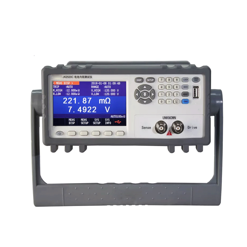 Battery Voltage and Resistance Tester High Accuracy 4.3-inch LCD for Battery Internal Resistance Testing
