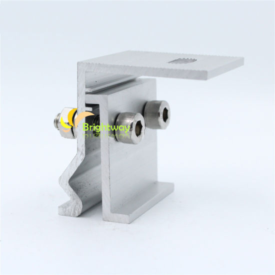 Aaj006 Aluminum Clamping 6063-T5 Lightweight Corrosion-Resistant for Roof Solar Tile Installation
