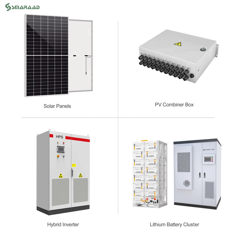 Smaraad Commercial Energy Storage System 100-500KW Flexible Efficient Industrial & Commercial Use