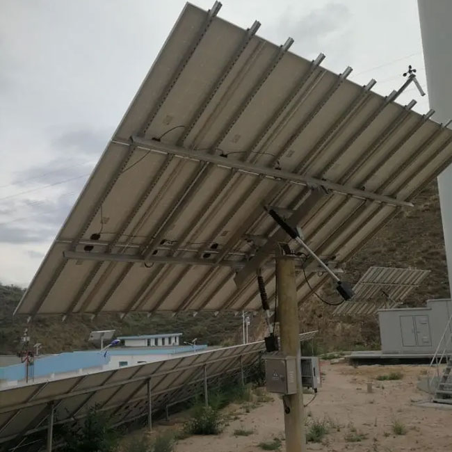 5kw Solar Dual Axis Tracker 2-Axis Tracking with PLC Control Industrial Solar Power Plants Brightway
