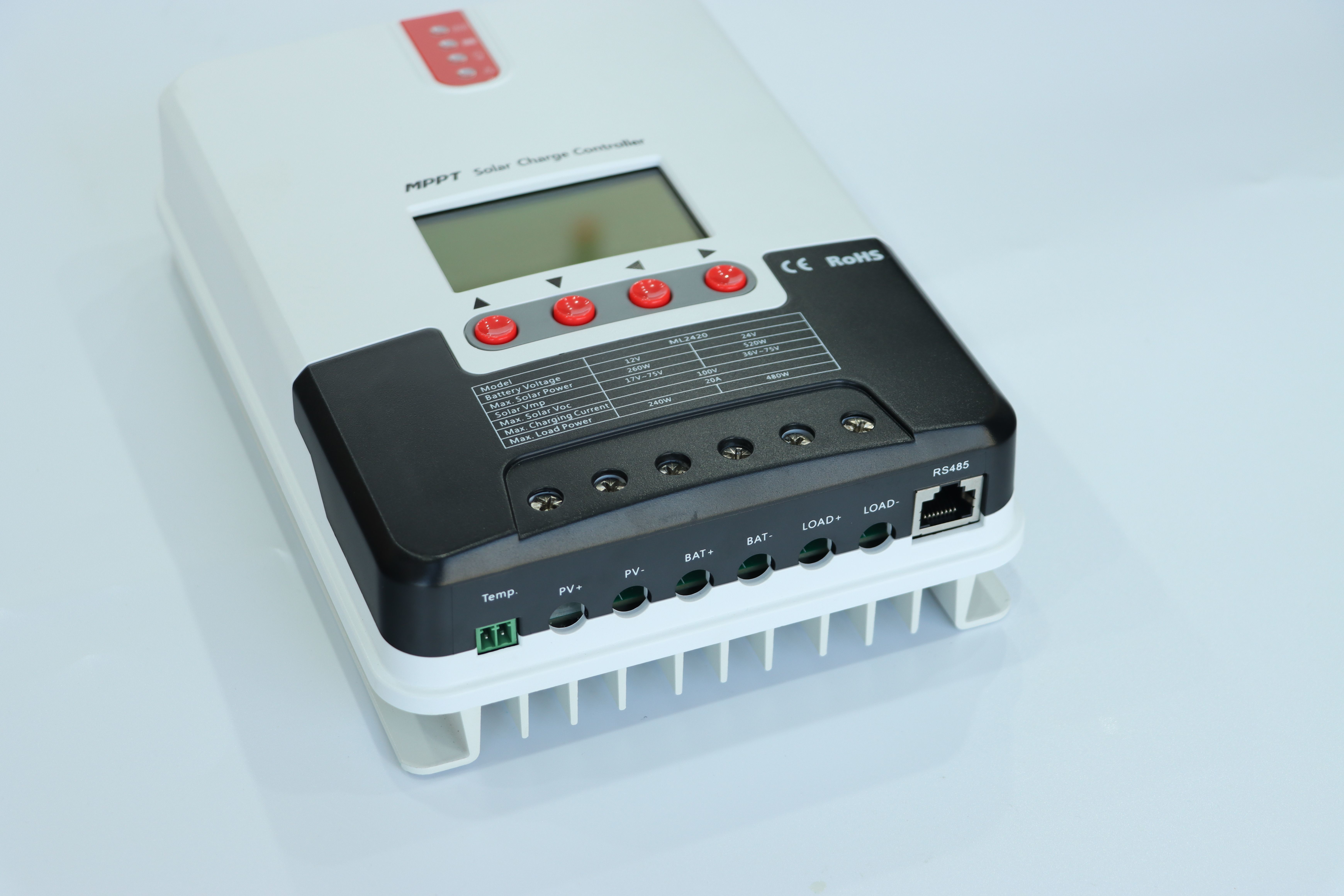 MPPT Solar Charge Controller 48V 30A/60A with LCD Display for Off-Grid Solar Systems
