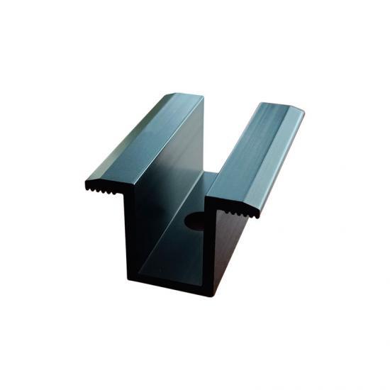Solar Panel Mounting Bracket Mid Clamp Anodized Alu6005 Corrosion Resistant for Roof Solar Mounting Systems