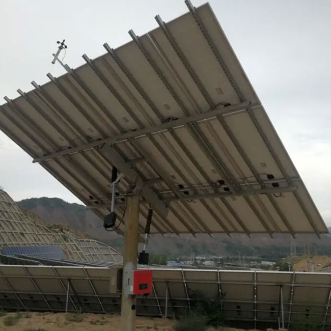 5kw Solar Dual Axis Tracker 2-Axis Tracking with PLC Control Industrial Solar Power Plants Brightway