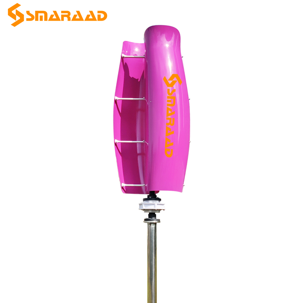 Smaraad ST 600W-2KW Tulip Vertical Wind Turbine Low Noise & High Wind Resistance for Residential and Urban Installations