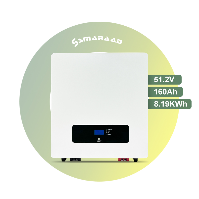 Smaraad NILE-160 51.2V 160Ah 8.1KWH Lithium Battery Long Cycle Life 2000 Cycles for Solar Energy Storage and Off-Grid Systems