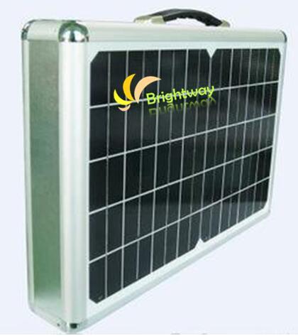 120W Solar Portable Box Power System 12V/60Ah Li Battery AC220V/DC12V/USB Output for Outdoor Camping and Emergency Use