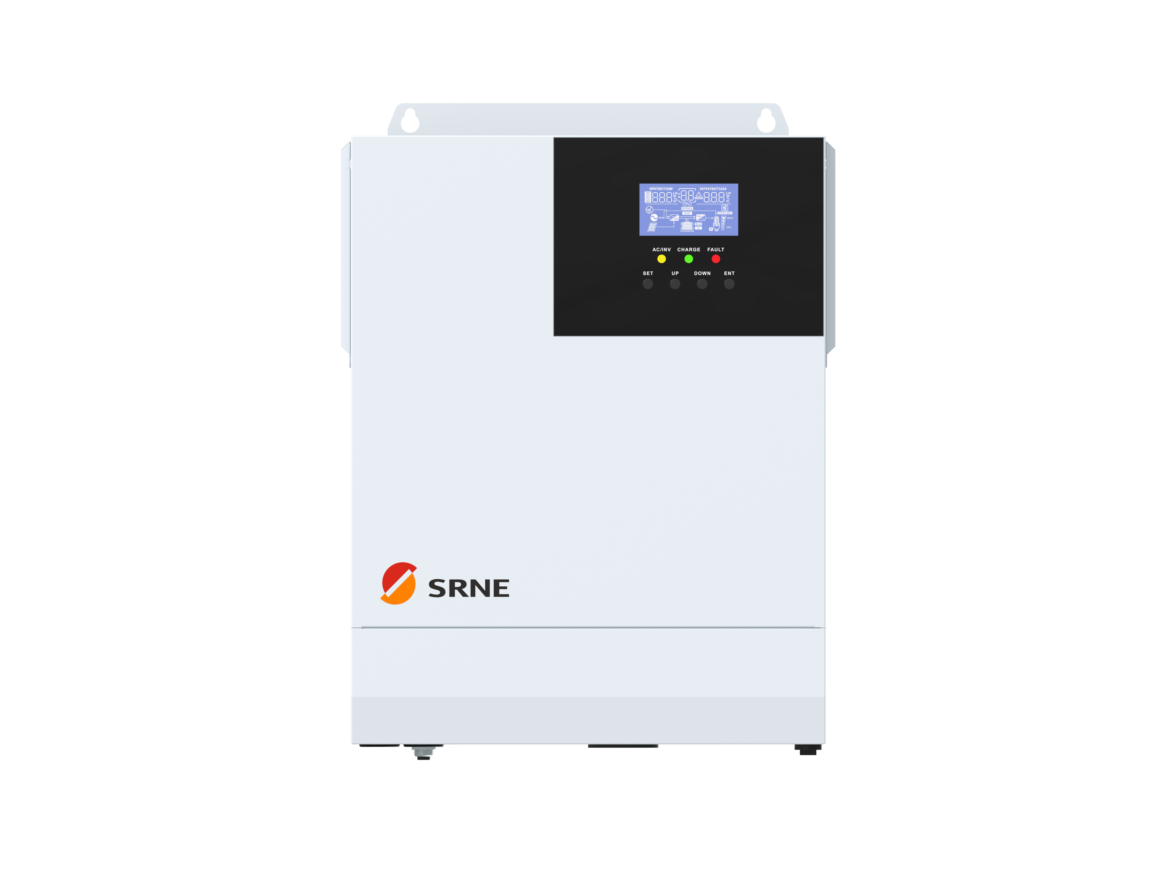 SRNE HF2430U60-100 24V 3KW Low-voltage Split-phase Inverter Pure Sine Wave Off-grid Solar Storage with LCD & Wi-Fi Monitoring for Home and Commercial Use