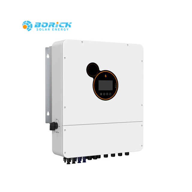 IP65 Three-Phase Inverter 8kW/10kW/12kW Dual MPPT Off-Grid/Hybrid Solar Power System for Residential and Commercial Use