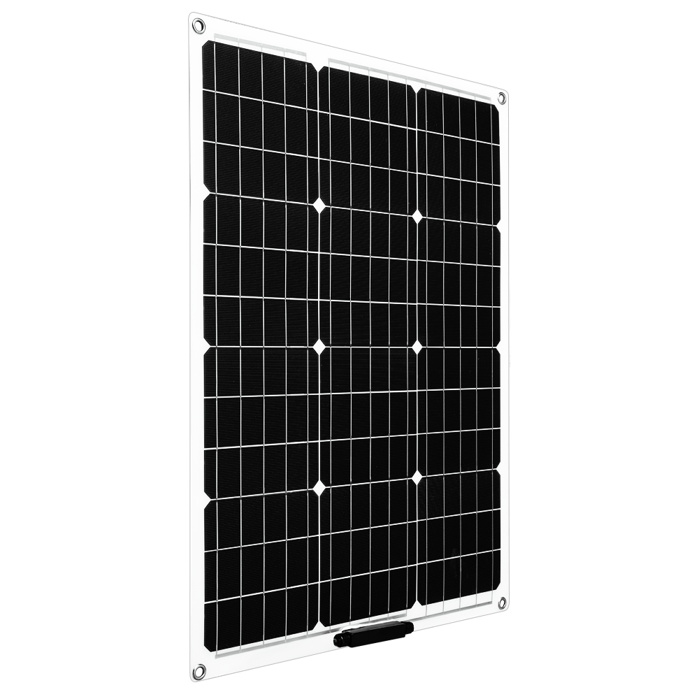 Flexible Solar Panel 100W 18V IP67 MC4 Cable Bypass Diodes for RV Marine Off-Grid SMARAAD