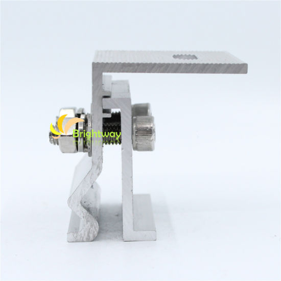 Aaj006 Aluminum Clamping 6063-T5 Lightweight Corrosion-Resistant for Roof Solar Tile Installation