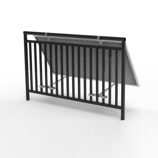YANGLIN Balcony Solar Mounting System Kit 20-30° Adjustable Angle for Framed Panels on Railings YANGLIN