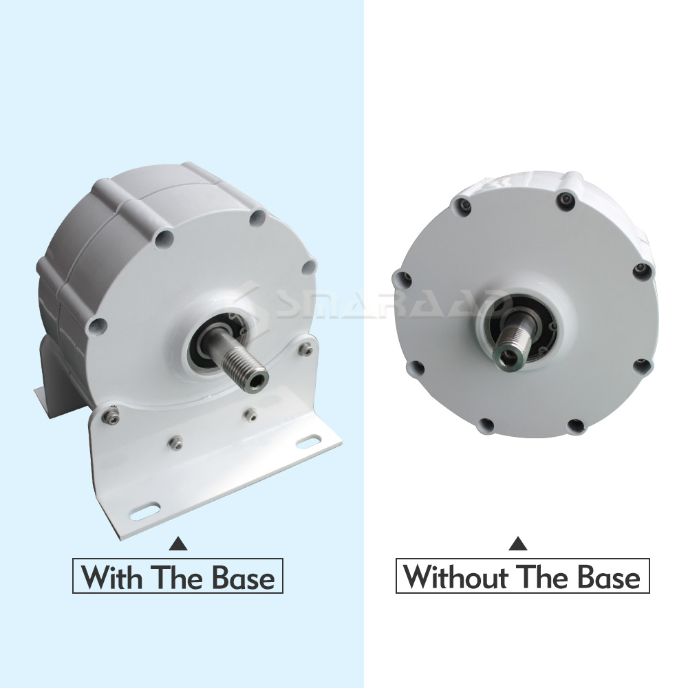 Permanent Magnet Generator 600W 800W 1000W 3 Phase 12V 24V 48V Gearless AC Alternator for Wind Water Turbine and Diesel Engine