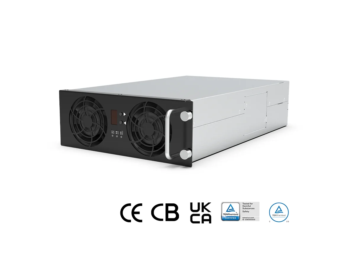 UXC95050B-20kW 950V DC-DC Isolated Bi-directional Charging Module High Efficiency 98.8% Wide Voltage Range 200-950Vdc for Energy Storage and EV Charging Winline