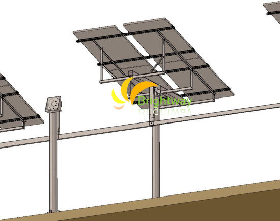 Solar Tracker 5.4kWp Single Axis Azimuth Tracking for Photovoltaic Systems