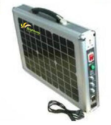 120W Solar Portable Box Power System 12V/60Ah Li Battery AC220V/DC12V/USB Output for Outdoor Camping and Emergency Use