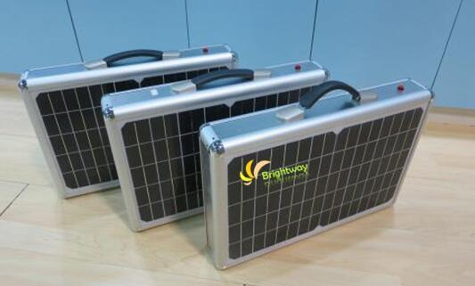 120W Solar Portable Box Power System 12V/60Ah Li Battery AC220V/DC12V/USB Output for Outdoor Camping and Emergency Use