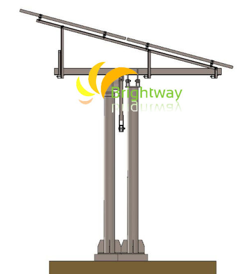 Solar Tracker 5.4kWp Single Axis Azimuth Tracking for Photovoltaic Systems
