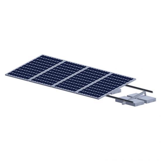 Flat Roof Ballasted Mounting System Aluminum 6005-T5 Corrosion Resistant for Solar Panels on Flat Concrete Roofs Yanglin