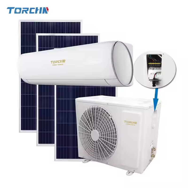 Solar Air Conditioner 9000BTU Hybrid DC Compressor for Off-Grid Homes TORCHN