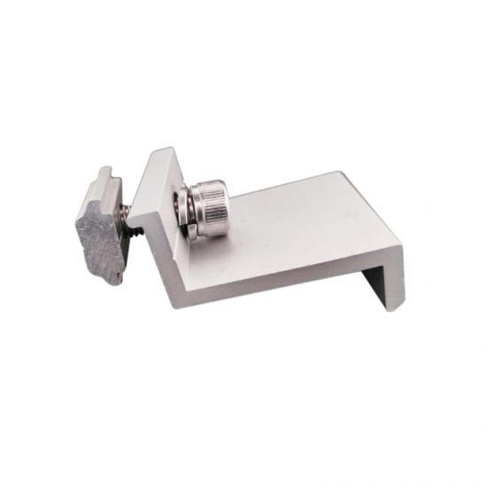 Solar Rail End Clamp 40mm Anodized Alu6005 & SUS304 for Solar Panel Mounting on Aluminum Roof Rails