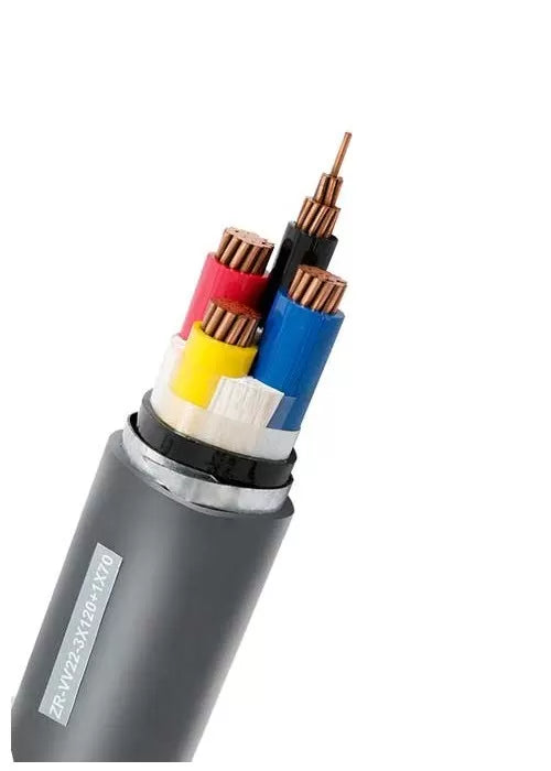 Power Cable LV 0.6/1 kV Multi-core PVC Insulated Tape Armoured Copper Conductor for Energy Distribution in Industrial Plants and Urban Networks