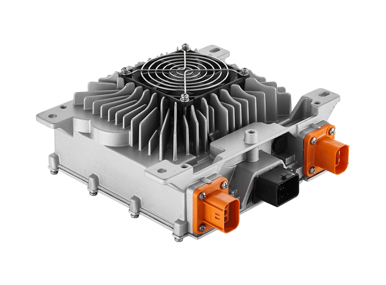 Integrated Charger 3.3kw OBC 1kw DCDC Converter IP67 Enforced Air Cooling EV Charging Station Deligreen