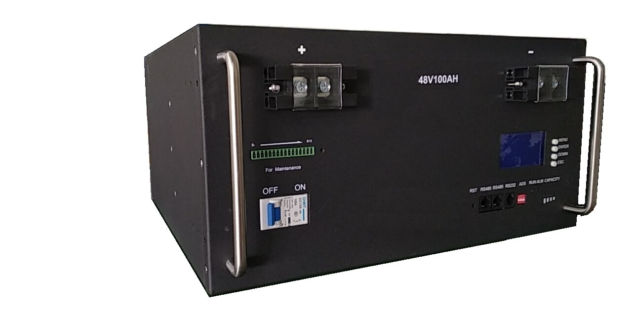 Residential Energy Storage Power 48V 100Ah 4.8kWh Lithium Iron Phosphate Battery for Home Backup and Solar Energy Storage