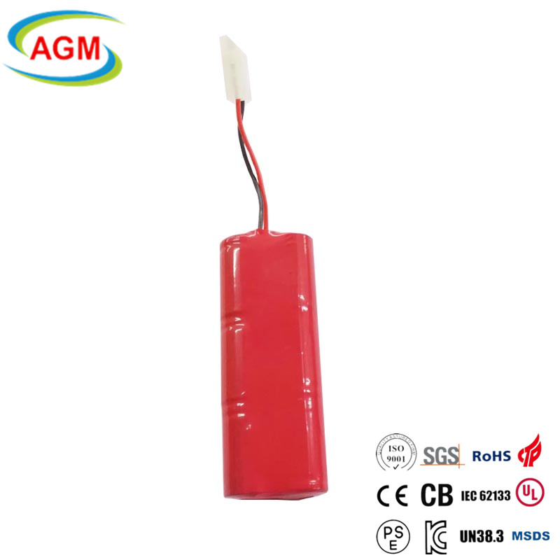 Ni-MH Battery 6S1P 7.2V 1200mAh Rechargeable High-Cycle Life for Portable Electronics and Power Tools Angle