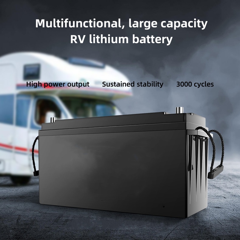 Lithium Battery 12V 24V 100Ah-400Ah Large Capacity Solar Energy Storage Emergency Power Supply