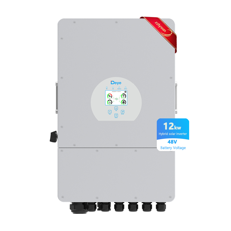 Solar Inverter Hybrid 12kw 3 Phase 15600W Max PV Input 98.3% Efficiency for Home and Commercial Use Deye