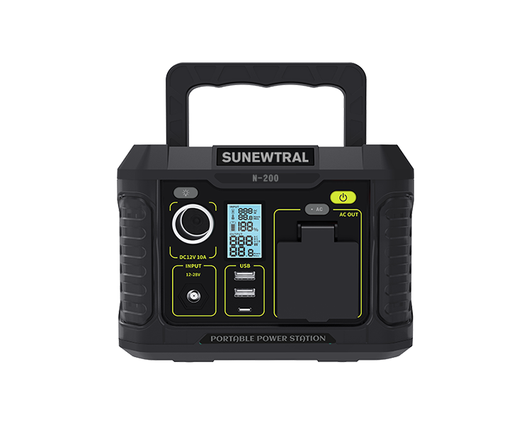 Portable Power Station N Series 235Wh Lithium-Ion Battery 200W Output for Outdoor & Emergency Use