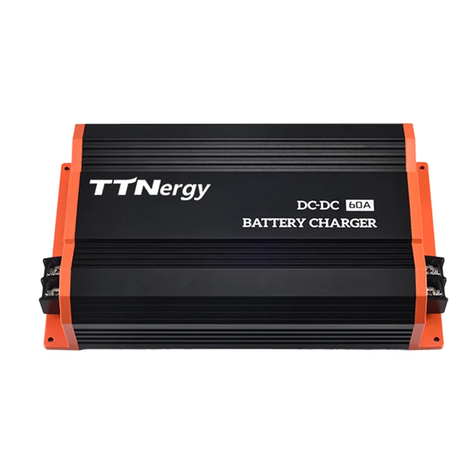 DC To DC Charger 12-12V 60A Battery to Battery Charger with Smart 3-Stage Charging for RV Marine EV Applications
