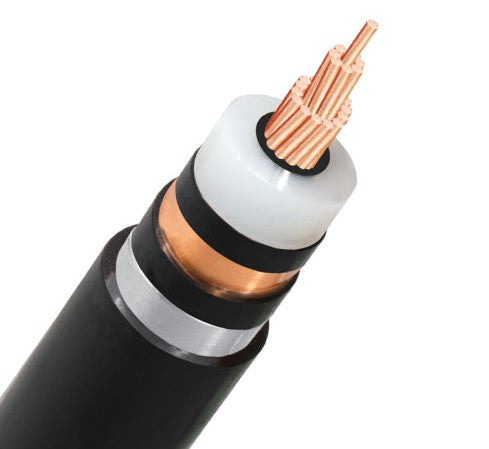 Power Cable MV N2XSB(AL)Y 1-Core Cu XLPE PVC with ATA Armor IEC 60502-2 for Underground Power Stations and Switchgear