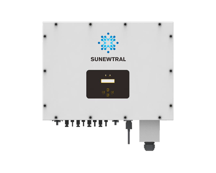 String Three Phase Series(Large) 50kW 3 MPPT IP65 Outdoor Solar Inverter for Commercial PV Systems