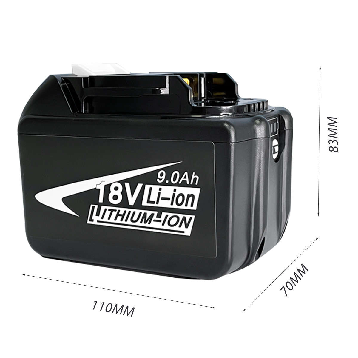 Lithium Replacement Battery 18V 5Ah-9Ah BL1830 BL1860 Cordless Drill and Lawn Mower Tool CNS-Mak
