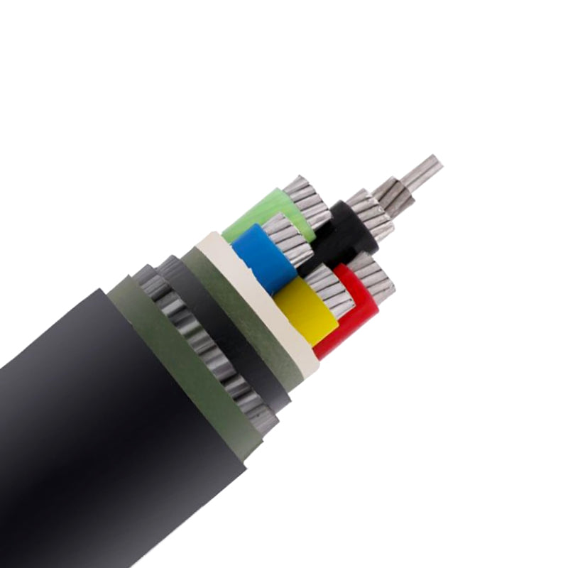 Power Cable LV 0.6/1 kV Multi-core PVC Insulated Steel Wire Armoured Aluminum Conductor for Fixed Indoor/Outdoor Electrical Installations