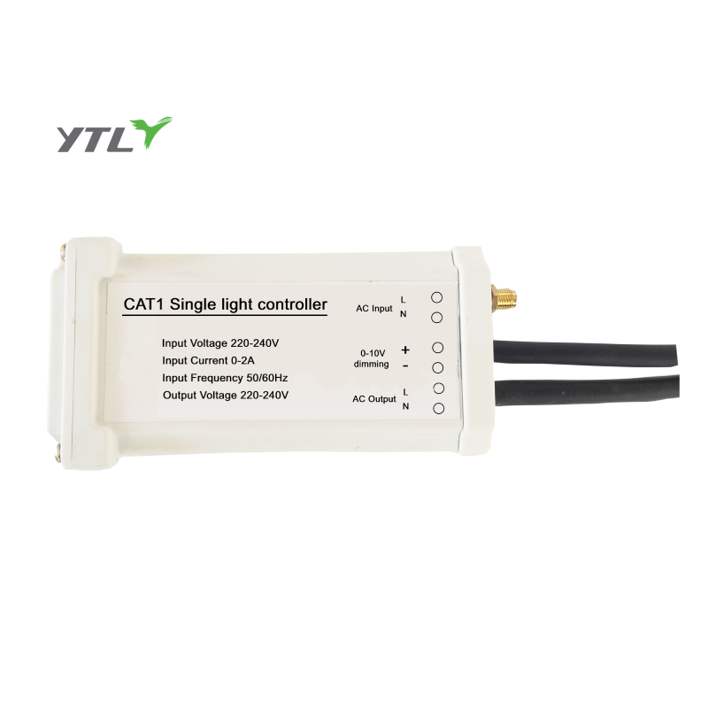 Cat1 (4G) Module Communication Smart Street Light Controller Single Lamp Control 220V-240V 50/60Hz for Intelligent Street Lighting Systems