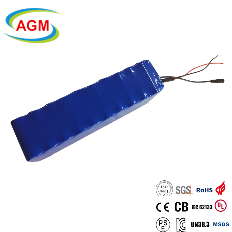 Electric Bike Battery 32V 12Ah LiFePo4 10S4P High Cycle Life for E-Bike and E-Scooter AGM Energy