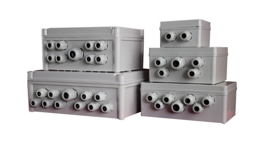 Solar Array Junction Box BL-AJB Series IP66 Rated ABS/PC Enclosure for Outdoor PV Systems