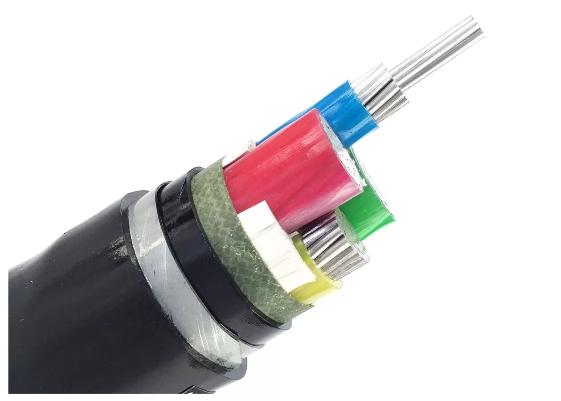 Power Cable LV - 0.6/1 kV Multi-core cables, PVC insulated, tape armoured with aluminum conductor IEC 60502-1 for Industrial and Urban Power Distribution
