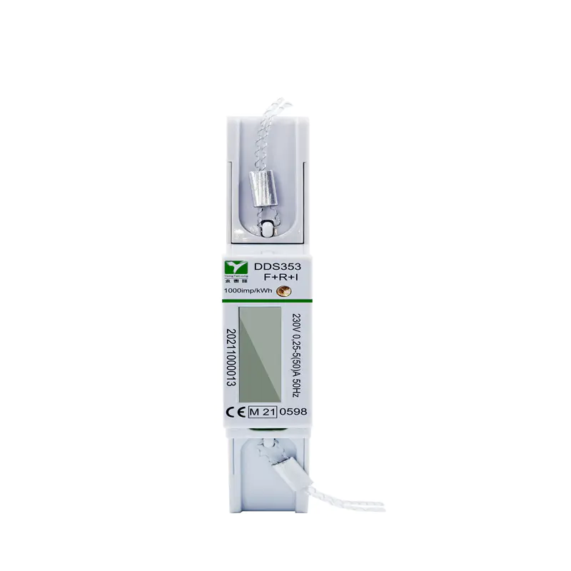 YTL Manufacturer DDS353 Electric Digital Power Meter Single Phase DIN Rail 230V 5(50)A Class B Accuracy for Electricity Distribution and PV Systems