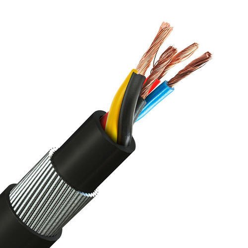 Power Cable LV - 0.6/1 kV Multi-core cables, XLPE insulated, wire armoured with copper conductor CU/XLPE/SWA/PVC IEC 60502-1 for Industrial & Urban Power Distribution