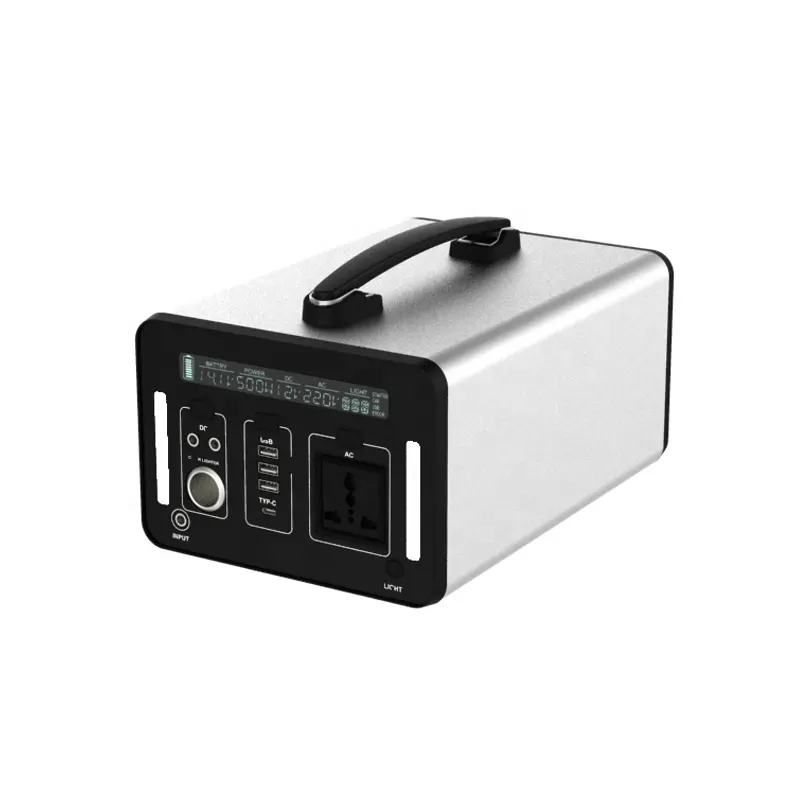Lithium Portable Power Station 500Wh/1000Wh MPPT Solar Generator for Outdoor Camping Emergency Backup CNS