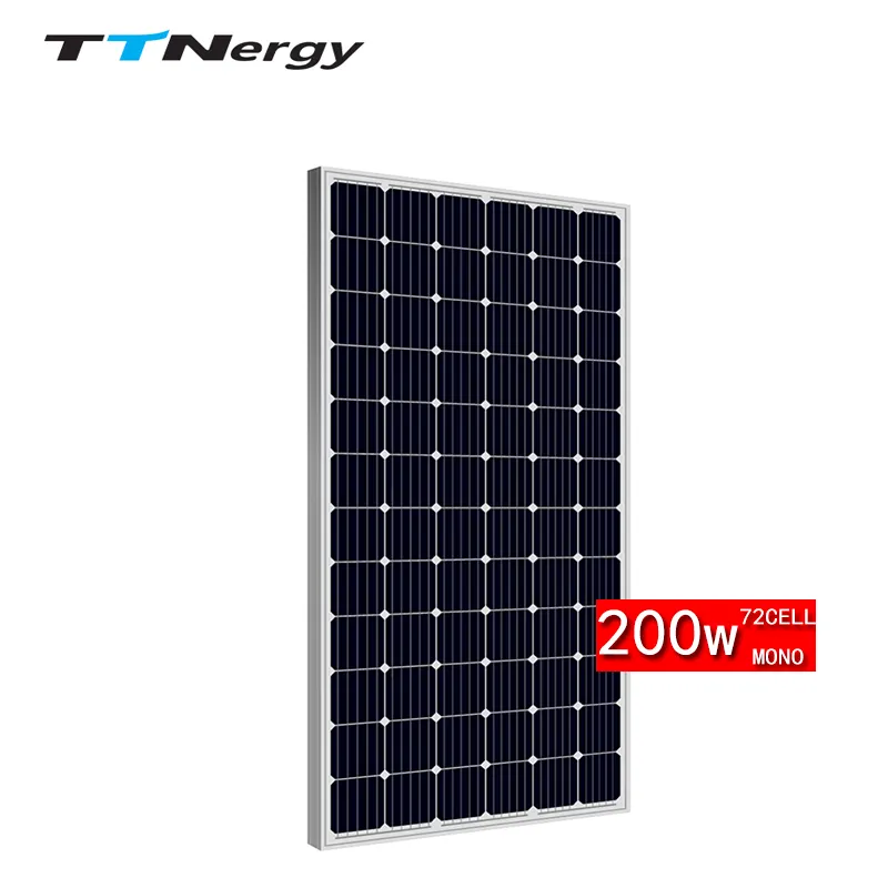250w Solar Panels Monocrystalline High Efficiency 16.21% Output for Residential and Commercial Use TTnergy